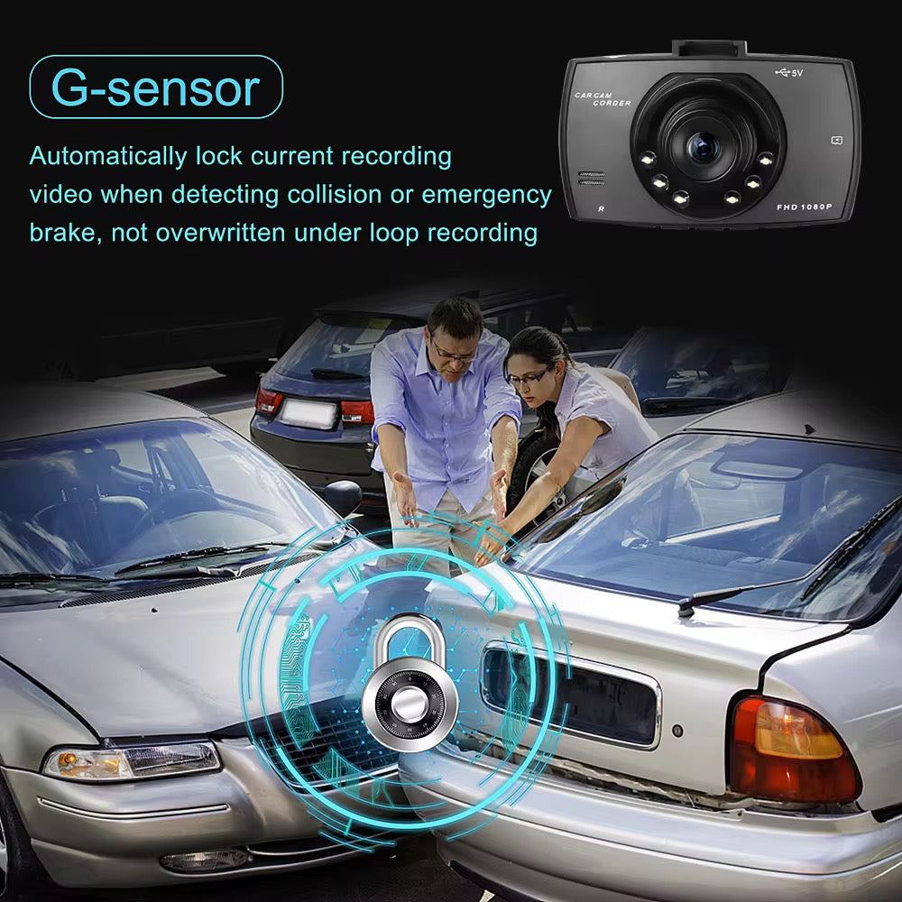 كاميرا السيارة المتقدمة Z-3060 بدقة HD وشاشة 2.7 بوصة